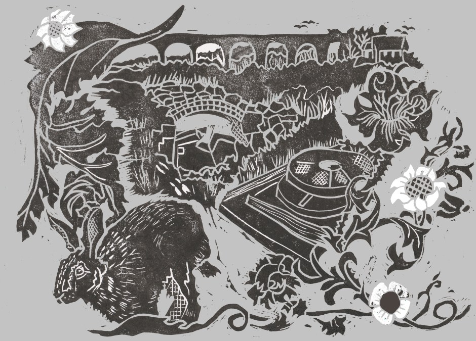 tamar tales, calstock in grey